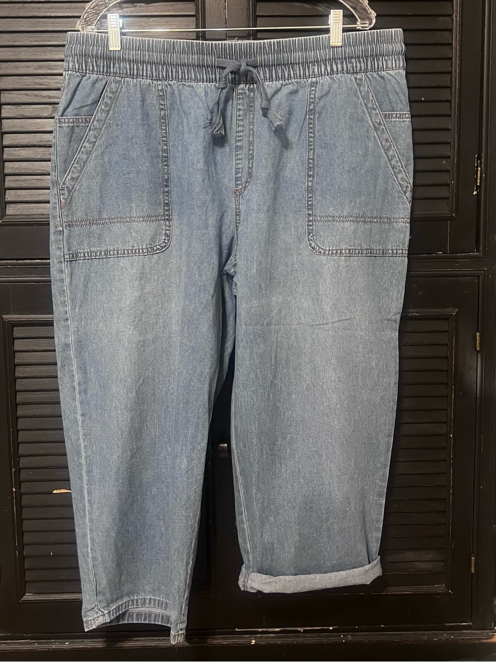 Westbound Petites Cropped “The High-Rise Fit” Jeans Size PXL